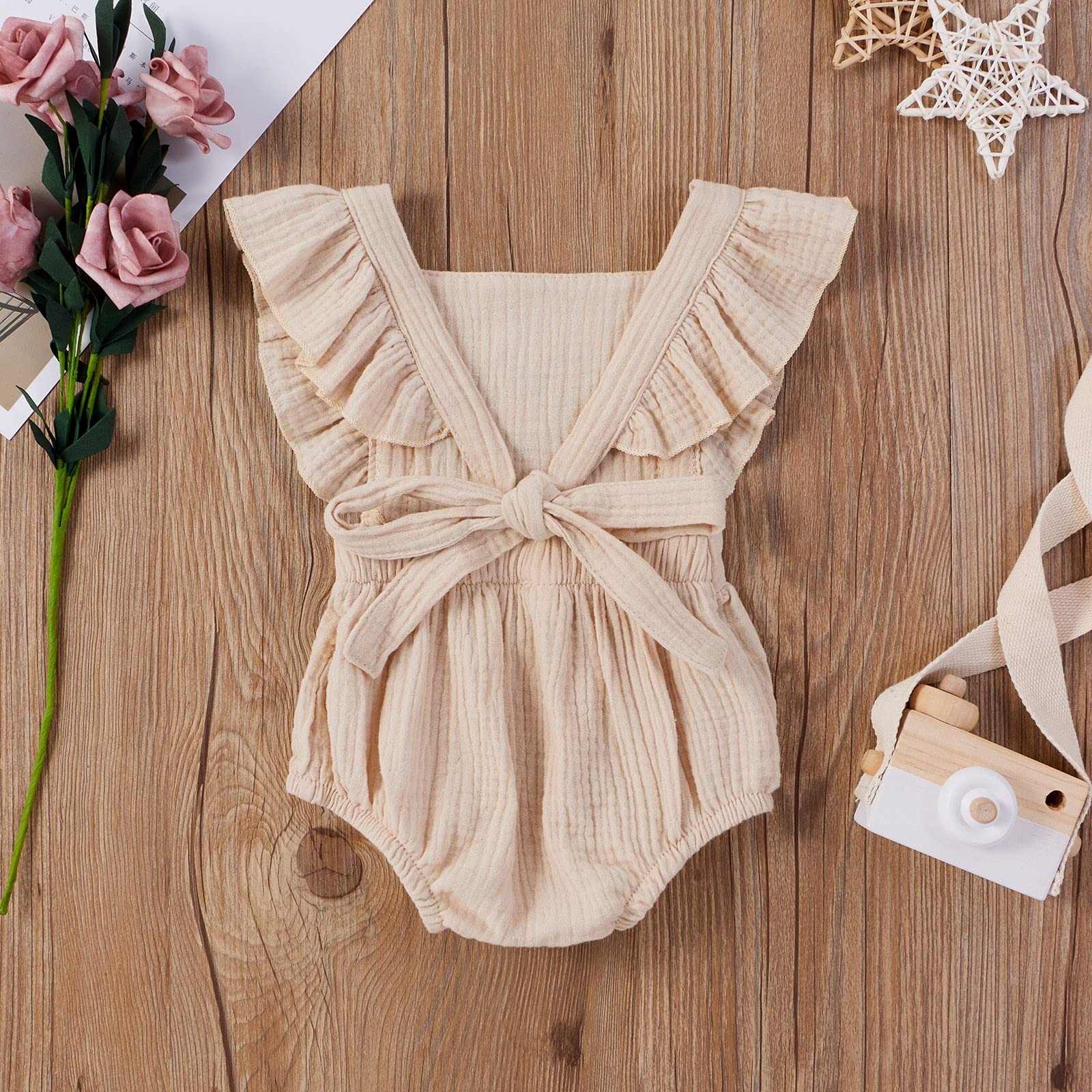 Amazon.com: Baby Flower Embroidery Girl Jumpsuit Casual Cotton